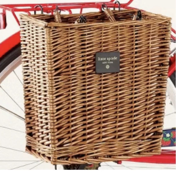 Adult Woven Bicycle Basket Natural - kate spade new york x Target - Picture 1 of 3